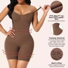 Női Seamless Body Push Up Fűző Deréktréner Trimmer Butt Lifter Body Shaper Karcsúsító Alakformáló Ruha Haskontroll Fehérnemű