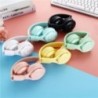 Macaron Fejhallgató Kids Vezeték nélküli Bluetooth Fejhallgató Sztereó Fejpántos Játékfejhallgató mikrofonnal Gamer Girl Ajándék