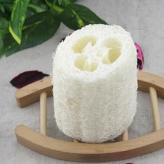 4db Natural Luffa Luffa Szivacs Organic Luffa Tisztítókefe Konyhai Mosogató Párnák Kád testzuhany Többfunkciós súroló