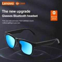 Lenovo Lecoo C8 okosszemüveg fejhallgató vezeték nélküli Bluetooth napszemüveg kültéri sport fülhallgató hívó zene kék színű sze