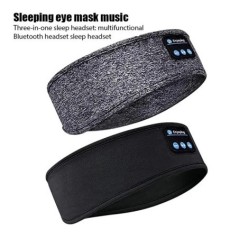 Vezeték nélküli Bluetooth hangszóró Fejkendő Vezeték nélküli Zene Sleep Headset Sport Fejpánt Beépített Sleep Music Eye Mask Tra