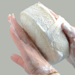 Natural Luffa Bath Szivacs Luffa Luffa Fürdőzuhany Mosó Testedény Párnák Súroló Szerszám Fürdőgolyós Törülköző Puha Friss Masszá