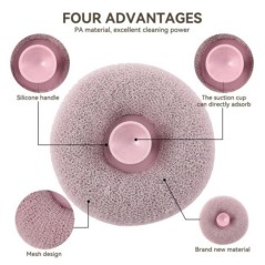 Új puha hálós fürdőszivacs golyók nejlon tisztítókefe zuhanyfelfújó testtisztító hámlasztó súrolók fürdőgolyók fürdőszobai kiegé