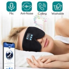 Sleep Headset 3D 5.0 Headset Wireless Talk Binaurális sztereó Sleep Artifact Légáteresztő zenei szemmaszk maszk könnyű ajándék