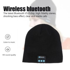 Vezeték nélküli Bluetooth fejhallgató Beanie Hat Winter Sport Music Cap Headset mikrofonos hangszóróval Xiaomi Huawei Redmi Ipho