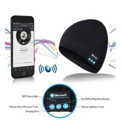 Vezeték nélküli Bluetooth fejhallgató Beanie Hat Winter Sport Music Cap Headset mikrofonos hangszóróval Xiaomi Huawei Redmi Ipho