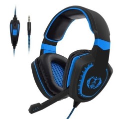 Játékos fejhallgató zajszigetelő fülhallgató mikrofonnal. Hangerőszabályzó Bass Surround Videojáték PC-hez PS4 PS5 XBOX