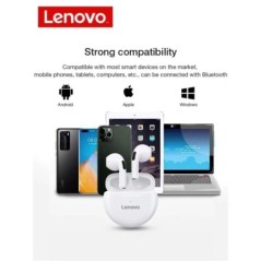 Új eredeti Lenovo HT38 TWS fülhallgató vezeték nélküli Bluetooth 5.0 HiFi sportzajcsökkentő fejhallgató érintőképernyős fülhallg