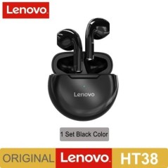 Új eredeti Lenovo HT38 TWS fülhallgató vezeték nélküli Bluetooth 5.0 HiFi sportzajcsökkentő fejhallgató érintőképernyős fülhallg