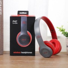 P47 vezeték nélküli fejhallgató Bluetooth 5.0 fülhallgató BASS HIFI sztereó fejhallgató 78 ms alacsony késleltetés zenei játékok