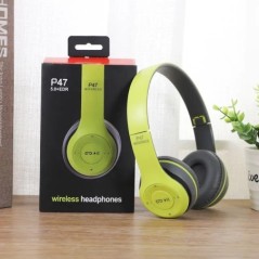 P47 vezeték nélküli fejhallgató Bluetooth 5.0 fülhallgató BASS HIFI sztereó fejhallgató 78 ms alacsony késleltetés zenei játékok