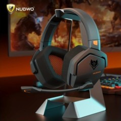 NUBWO G06 Gaming Headset PS5, PS4, XBOX, PC, Mac, 2,4 GHz ultra-alacsony késleltetésű zajszűrős Bluetooth fejhallgató mikrofonna