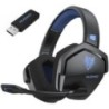 NUBWO G06 Gaming Headset PS5, PS4, XBOX, PC, Mac, 2,4 GHz ultra-alacsony késleltetésű zajszűrős Bluetooth fejhallgató mikrofonna