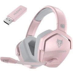 NUBWO G06 Gaming Headset PS5, PS4, XBOX, PC, Mac, 2,4 GHz ultra-alacsony késleltetésű zajszűrős Bluetooth fejhallgató mikrofonna