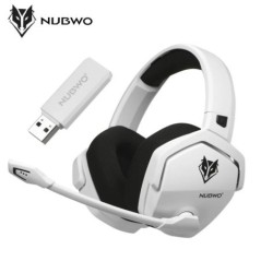 NUBWO G06 2.4G vezeték nélküli játék fejhallgató PS5 PS4 PC laptop zajszűrő fülön keresztül vezetékes fejhallgató mikrofonnal já