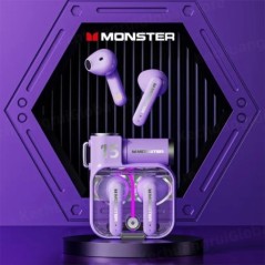 Monster XKT15 vezeték nélküli Bluetooth 5.3 fejhallgató játék fülhallgató egyedi tervezésű játékos fejhallgató TWS zajcsökkentő 