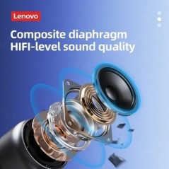 100%-ban eredeti Lenovo K30 Music Surround Bass Box Mic Hordozható Hifi Bluetooth vezeték nélküli hangszóró Vízálló USB kültéri 