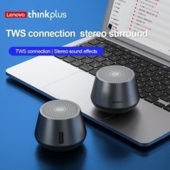 Lenovo Thinkplus K3 Pro hangszóró vízálló USB Wireless 5.0 Bluetooth Black Voice Box TWS Horn hordozható mini zenei térhangzás