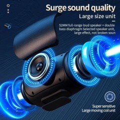 TSN-1 hordozható hangszóró vezeték nélküli Bluetooth hangszórók 5.3 sztereó FM/SD/USB lemez/aux móddal vízálló kültéri hifi hang