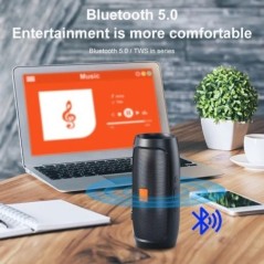 Bluetooth hangszóró kettős hangszóró sztereó kültéri Tfusb lejátszás Fm hangsugárzó hordozható mélynyomó 50 vezeték nélküli hang