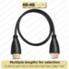 AIXXCO 0,5M 1,5M 1M 2M 3M 5M 10M 15M Aranyozott HDMI-kompatibilis kábel 1.4 1080p 3D videokábel HDTV Splitter Switcherhez