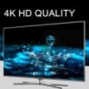 4K DisplayPort-HDMI-kompatibilis adapter dugasz DP-csatlakozó HDMI-kompatibilis kábel Video átalakító hang HDTV PC-projektorhoz