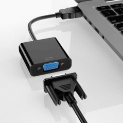 HD 1080P HDMI-kompatibilis VGA-adapter digitális analóg HDMI-kompatibilis VGA-kábel átalakító számítógéphez laptop táblagéphez