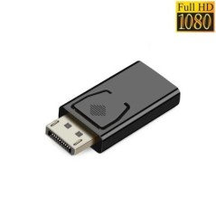 4K DisplayPort-HDMI-kompatibilis adapter DP dugasz-alj HDMI-kompatibilis konverter 1080P videó PC HDTV laptophoz