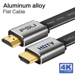 FSU HDMI-kompatibilis kábel 4K*2K nagy sebességű 2.0 kábel HDMI-kompatibilis 3D 1080P HD TV-hez PS3/4 projektor 0,5m 1m 1,5m 2m 