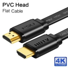 FSU HDMI-kompatibilis kábel 4K*2K nagy sebességű 2.0 kábel HDMI-kompatibilis 3D 1080P HD TV-hez PS3/4 projektor 0,5m 1m 1,5m 2m 