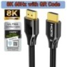 Minősített HDMI 2.1 kábel 4K 120Hz 3M 2M 4K 120Hz kábel HDMI 2.1 Xbox Series X PS5 Xiaomi Mi Box HDR10 48Gbps HDMI 8K kábel