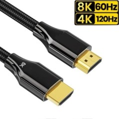 Minősített HDMI 2.1 kábel 4K 120Hz 3M 2M 4K 120Hz kábel HDMI 2.1 Xbox Series X PS5 Xiaomi Mi Box HDR10 48Gbps HDMI 8K kábel