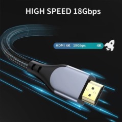 Minősített HDMI 2.1 kábel 4K 120Hz 3M 2M 4K 120Hz kábel HDMI 2.1 Xbox Series X PS5 Xiaomi Mi Box HDR10 48Gbps HDMI 8K kábel