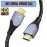 Minősített HDMI 2.1 kábel 4K 120Hz 3M 2M 4K 120Hz kábel HDMI 2.1 Xbox Series X PS5 Xiaomi Mi Box HDR10 48Gbps HDMI 8K kábel