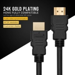 HDMI-kompatibilis kábel Videokábelek Aranyozott 1,4 4K 1080P 3D kábel HDTV Splitter Switcher 0,3 m 1 m 1,5 m HDMI-HDMI kábel