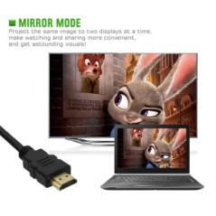 HDMI-kompatibilis kábel Videokábelek Aranyozott 1,4 4K 1080P 3D kábel HDTV Splitter Switcher 0,3 m 1 m 1,5 m HDMI-HDMI kábel