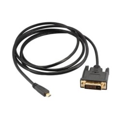 1M/1,8M Micro HDTV HDMI MicroHDMI HD DVI DVI-D 24+1 tűs adapterkábelek 3D 1080p LCD DVD HDTV-hez XBOX PS3 monitor TV