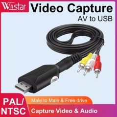 A VHS-ből digitális átalakító - USB 2.0 audio/videó konverter, videorögzítő kártya VHS doboz VHS videomagnó TV-ből digitális kon