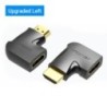 Vention HDMI Adapter 90 270 fokos derékszögű dugasz-alj konverter 4K HD csatlakozó HDTV PS4 Lptop TV Box HDMI hosszabbítóhoz