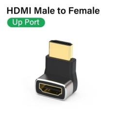 8K HDMI 2.1 kábeladapter 90 fokos derékszögű dugasz-aljzat csatlakozó 4K 8K HDMI hosszabbító TV Stick PS4 PS5 Xbox PC laptophoz