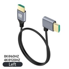 90 fokos HDMI 2.1V kábel kábel 8K 60Hz 4K 120Hz 48Gbps EARC ARC HDCP Ultra High Speed HDR HD TV-hez Laptop projektor PS4 PS5