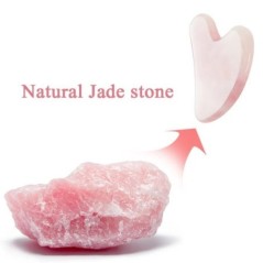 Natural Rose Jade Gua Sha Gouache kaparó masszírozó arcra test arc bőr lifting ráncok eltávolítása Beauty SPA ápoló eszközök