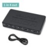 HDMI Switch 4K Switcher 5 in 1 out HD 1080P videokábel osztó 5x1 1x4 1x2 hub adapter átalakító Xbox PS4 DVD HDTV PC-hez