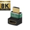 MOSHOU 8K HDMI 2.1 kábeladapter dugasz-alj kábel átalakító HDTV-hez PS4 PS5 laptop 4K HDMI-hosszabbító aljzatból