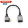 4K Mini hdmi-HDMI-kompatibilis női könyökkábel. HD mini szabványos videokonverzió, fényképezőgép csatlakoztatására szolgál