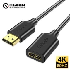 QGeeM 4K HDMI hosszabbító kábel hosszabbító HDMI 2.0 adapter Xiaomi Xbox Series X PS5 PS4 TV doboz laptopokhoz HDMI elosztó veze