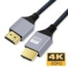 AIXXCO HDMI-kompatibilis kábel 4K 60Hz dugasztól HDMI-kompatibilis dugóhoz PS3/4 projektor TV doboz laptop monitor kábel