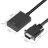 VGA-HDMI-kompatibilis Full HD 1080P konverter adapter kábel hangkimenettel VGA HD adapter PC laptophoz HDTV projektorhoz