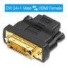 Vention DVI-HDMI adapter Kétirányú DVI D 24+1 dugasz-HDMI kábel csatlakozó átalakító projektorhoz HDMI-DVI-D