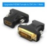 Vention DVI-HDMI adapter Kétirányú DVI D 24+1 dugasz-HDMI kábel csatlakozó átalakító projektorhoz HDMI-DVI-D